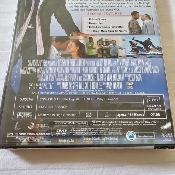 New Will Smith's "Hitch" Widescreen DVD - Picture 5 of 9